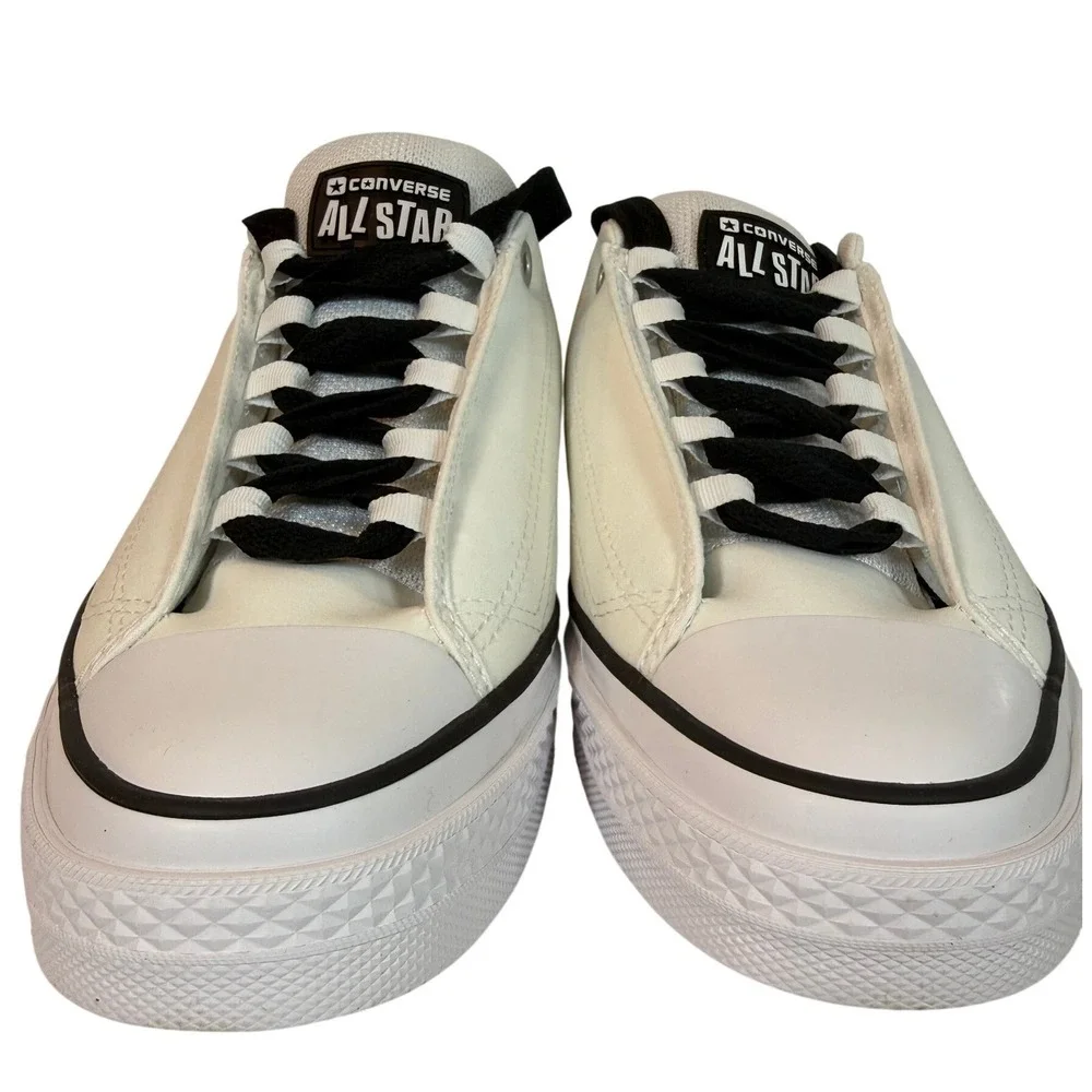 Converse Puff Taylor Ox White Black Low Top Sneakers Mens 10 NWB - Picture 6 of 9
